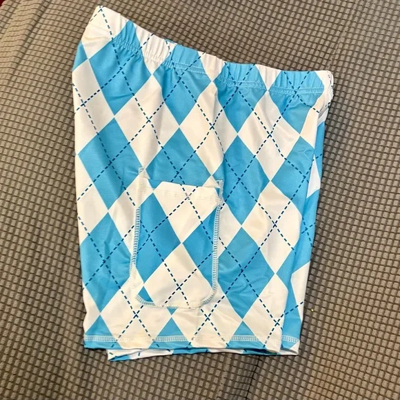 Tennis /Golf Argyle dress with shorts with pockets - Picture 6 of 6